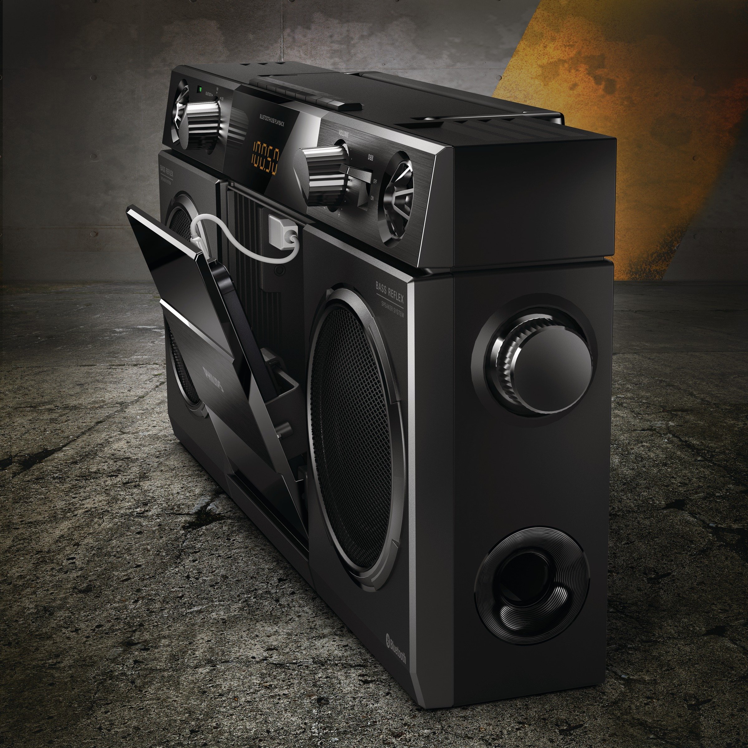 Philips Bluetooth Boombox - Black : Amazon.co.uk: Electronics & Photo